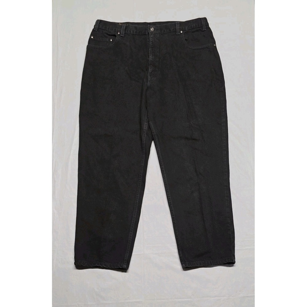 Vintage 90s Levis 545 Jeans 42x30 Loose Baggy Tapered Leg Rigid High Rise Black